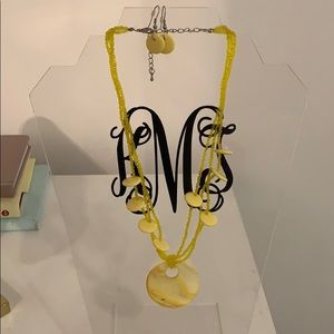 Yellow Necklace Set